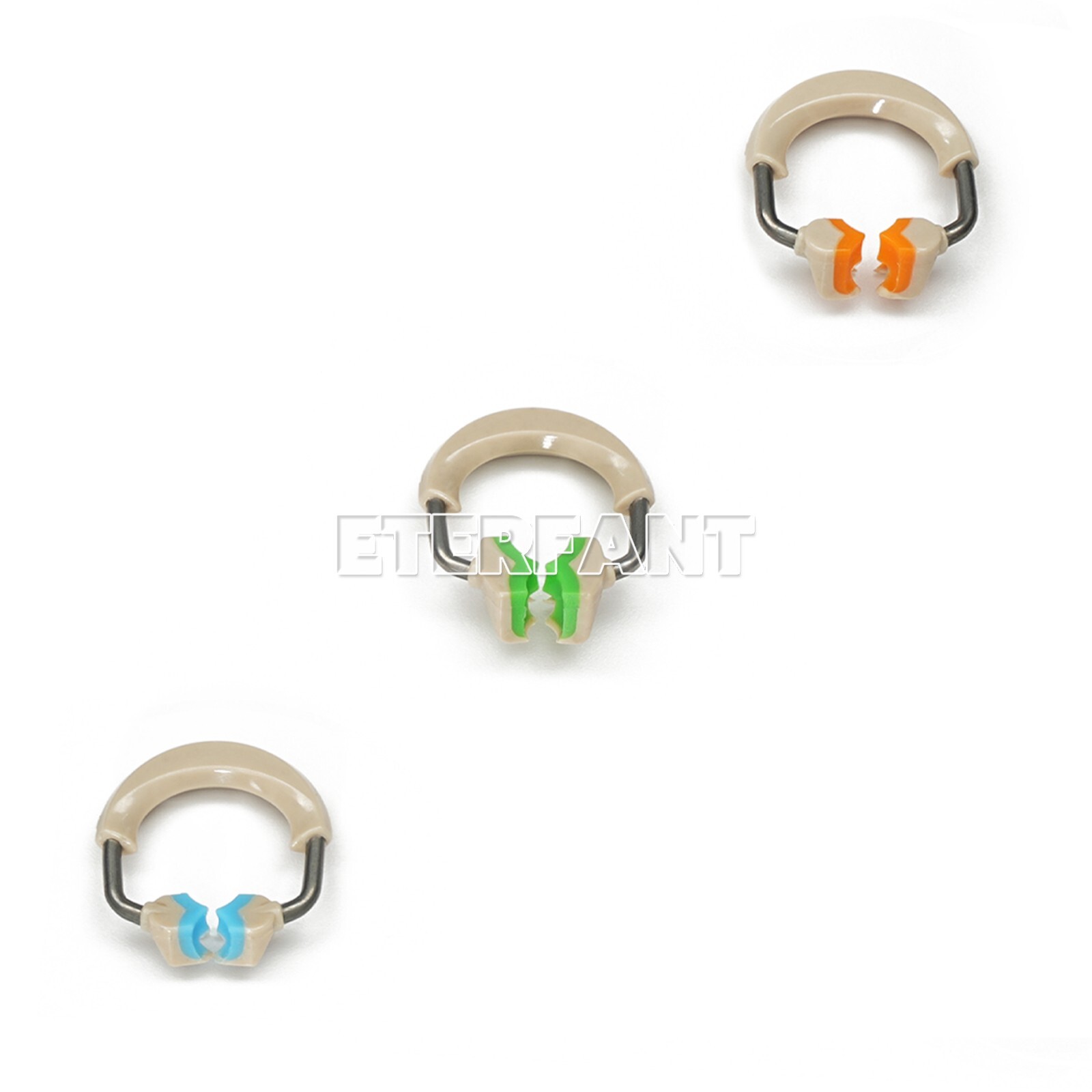 Dental 3D Separator Matrix Bands Rings Matrices Clip Clamp Titanium Fit Garrison