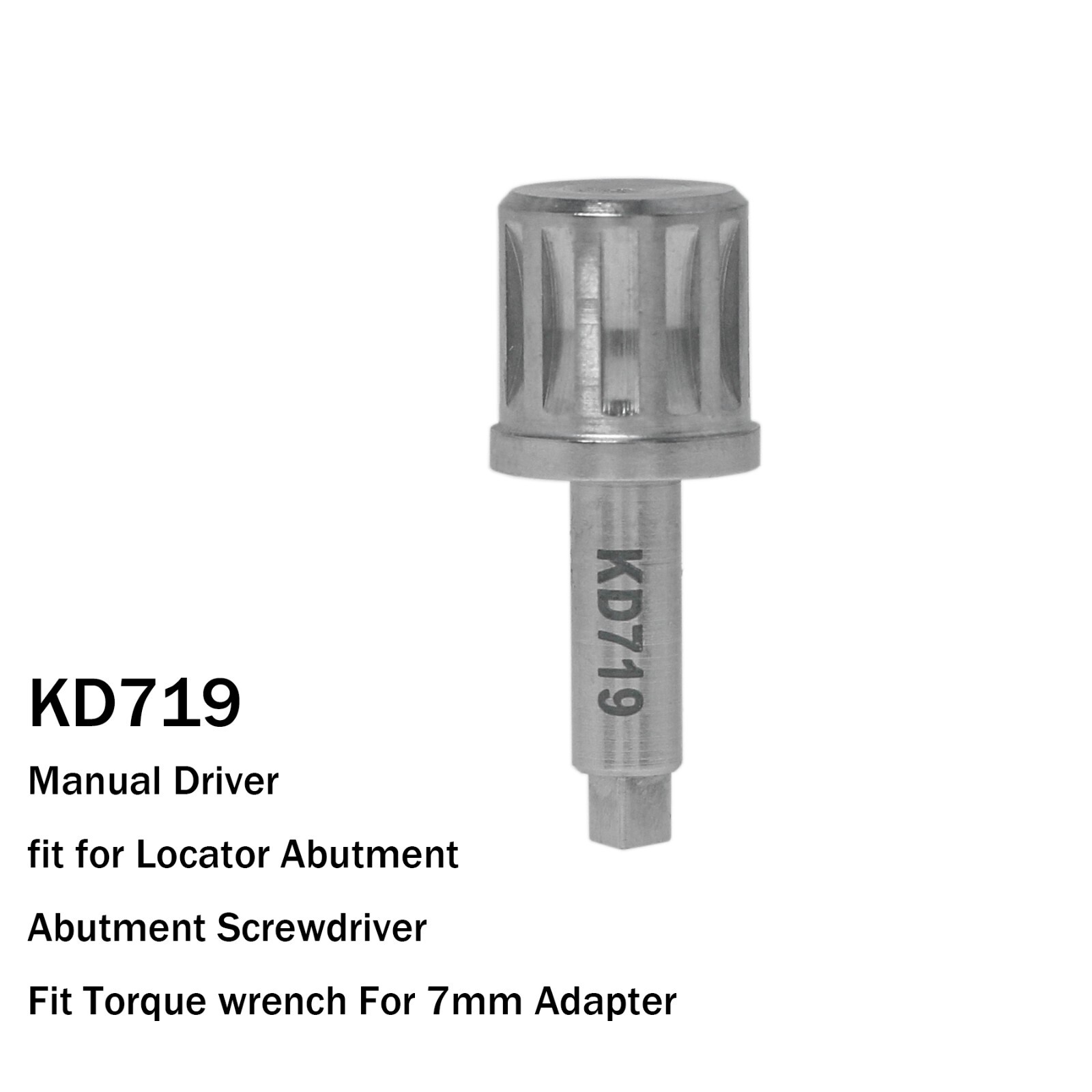 Implant Multi-Unit Locator Abutment ∅4.8mm& Male Caps fits Hiossen Nobel Active
