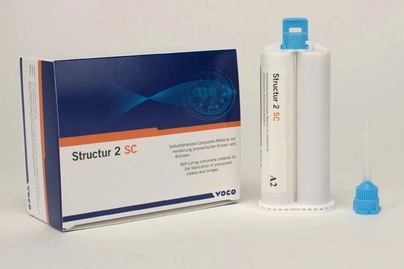 Dental Crown Bridge Material Voco Structur 2 SC Self Cure Composite Temporary FS