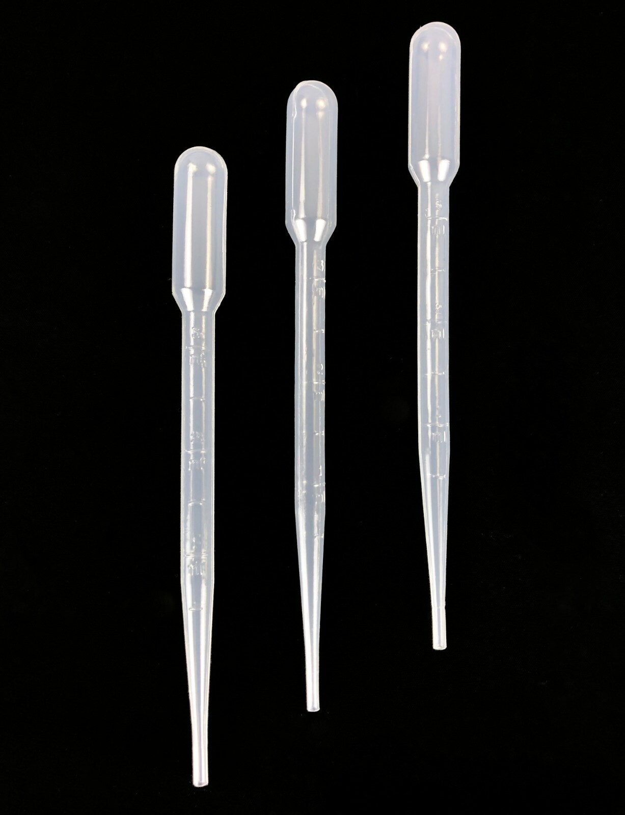 7mL Total Capacity including Bulb 3mL Graduated Tip, Eye Dropper Pipettes 50 pcs