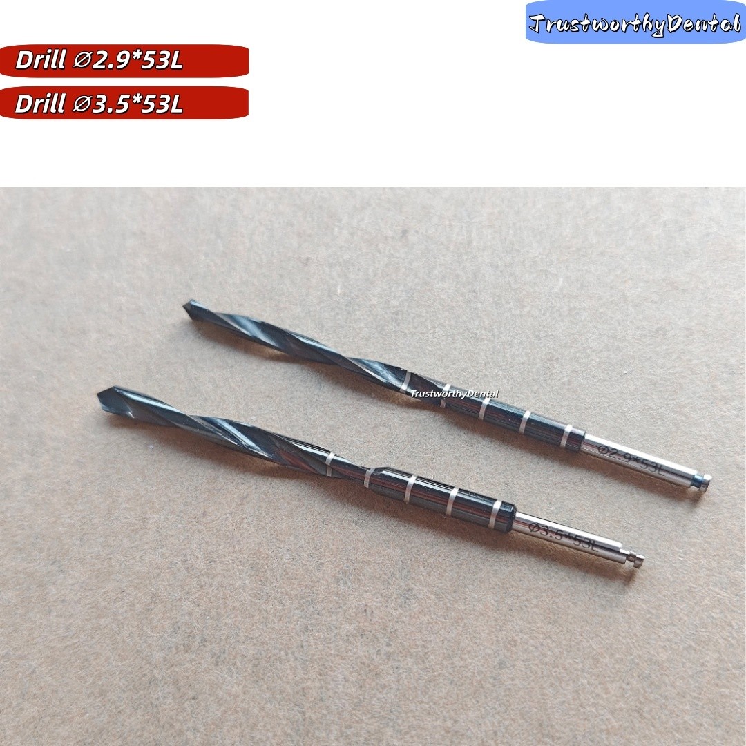 Dental Implants DLC Zygomatic Drills Preparation of zygomatic implant cavity
