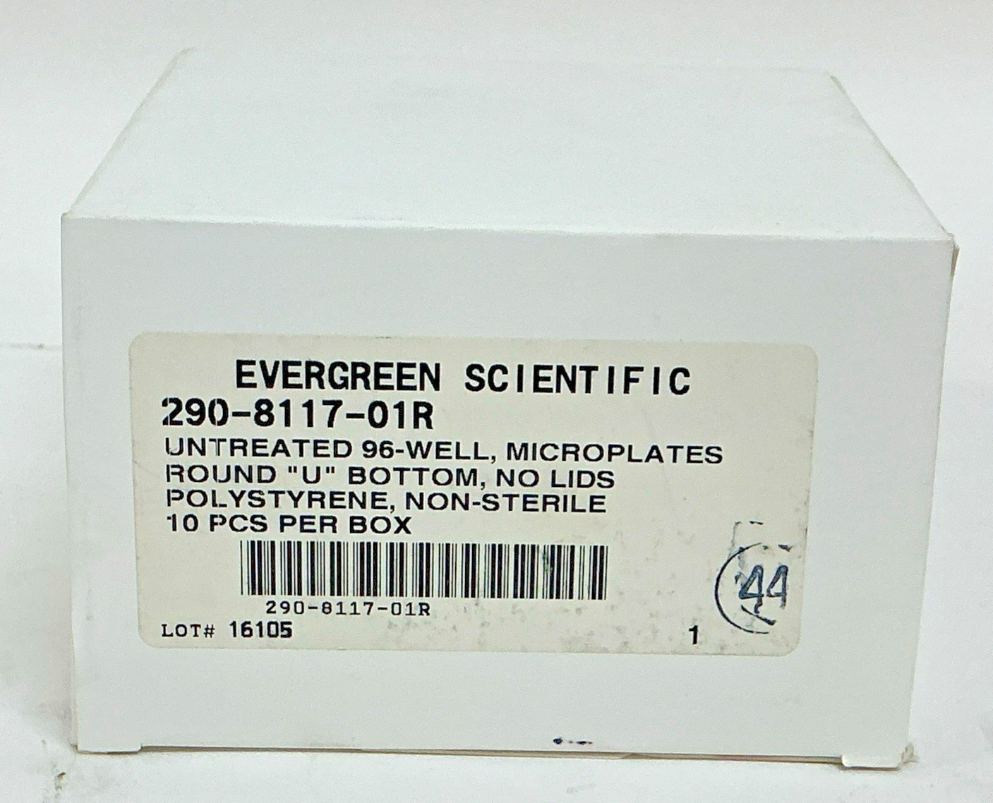 Evergreen Scientific 290-8117-01R 96-Well Untreated Microplates No Lids