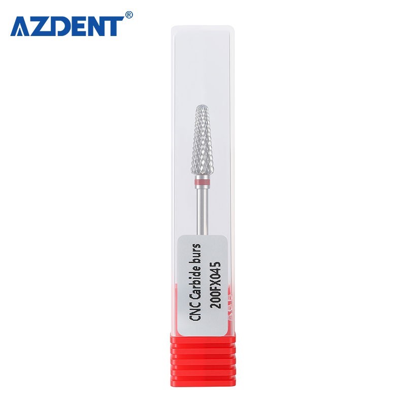 4 Type Dental Lab CNC Tungsten Carbide Burs HP 2.35mm Fit Low Speed Handpiece