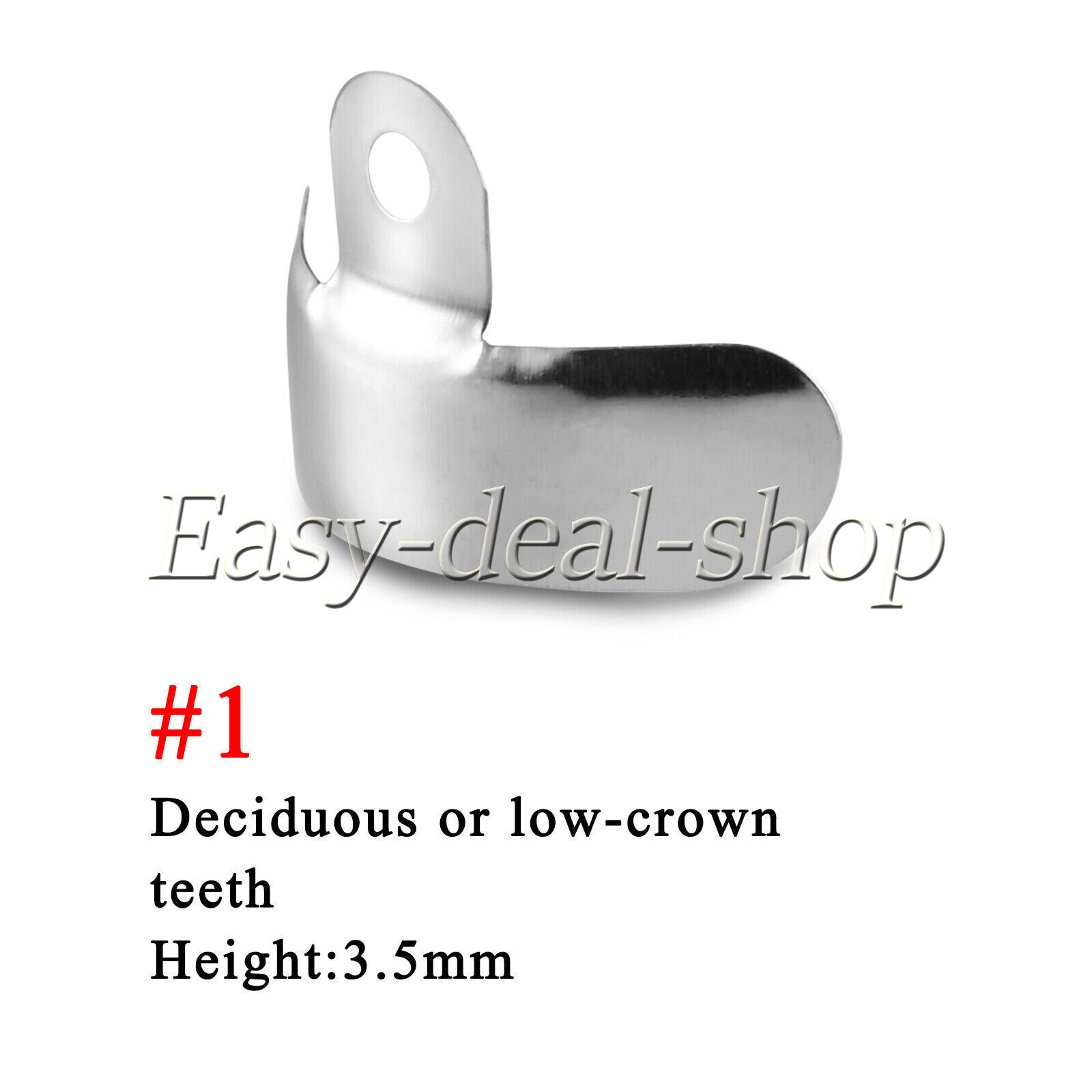 50 Pcs Dental Matrix Bands Sectional Contoured Matrices fit Palodent V3 System