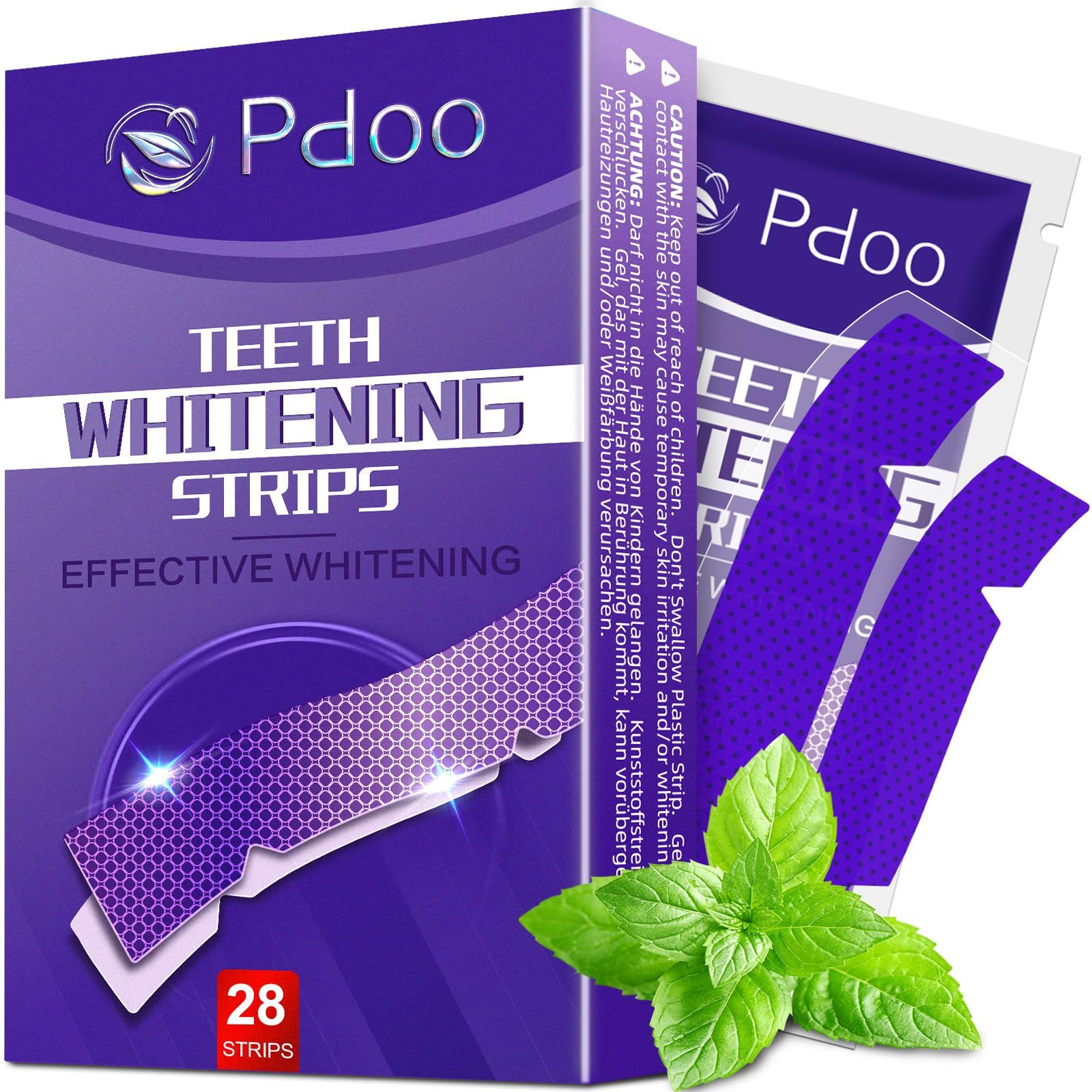 Purple Teeth Whitening Strips – 28 1 Count (Pack of 28),