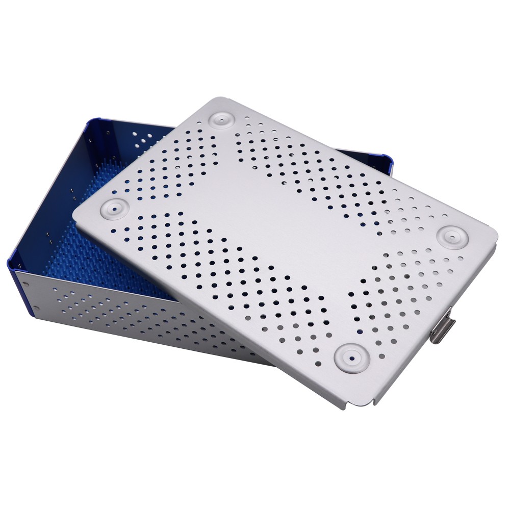Sterilization Case Disinfection Tray Aluminium Box Opthalmic Surgical Instrument