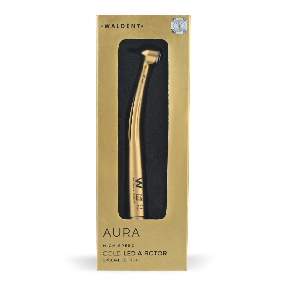 Waldent AURA Gold LED Special Edition Airotor Handpiece And Cartridge New