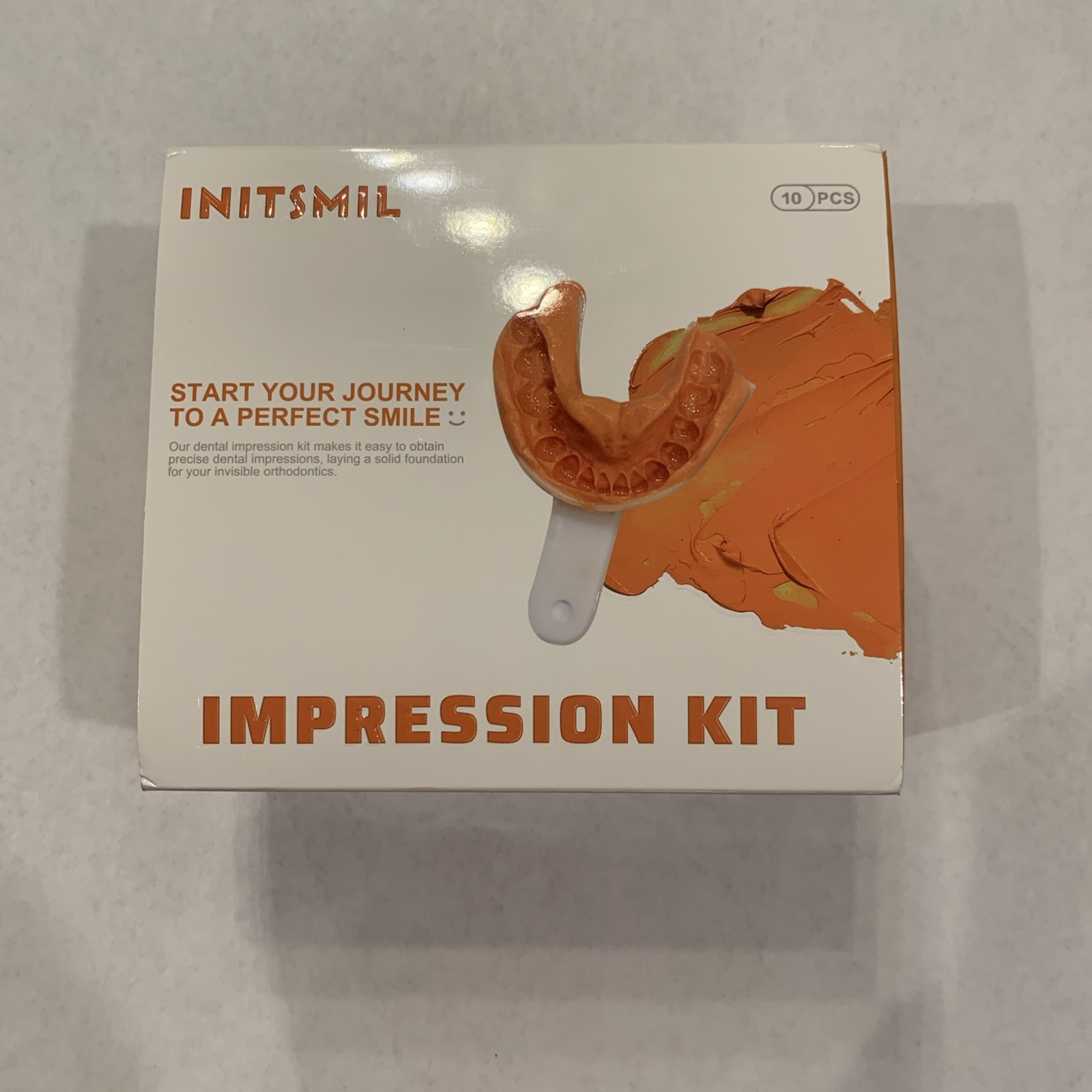 INITSMIL Dental Impression Kit 10 PCS | Easy Home Teeth Mold for Aligners