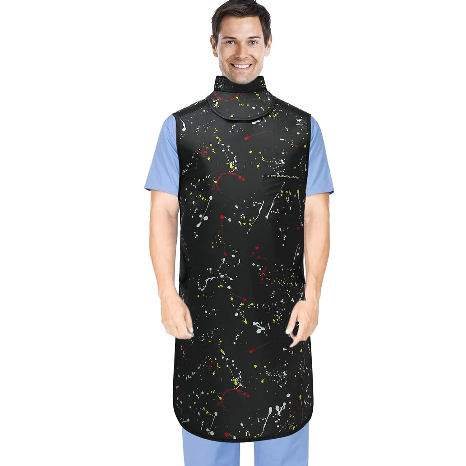 0.5Mmpb Lead X-Ray Apron – Shields Protection Apron with Thyroid Lead Shield Col
