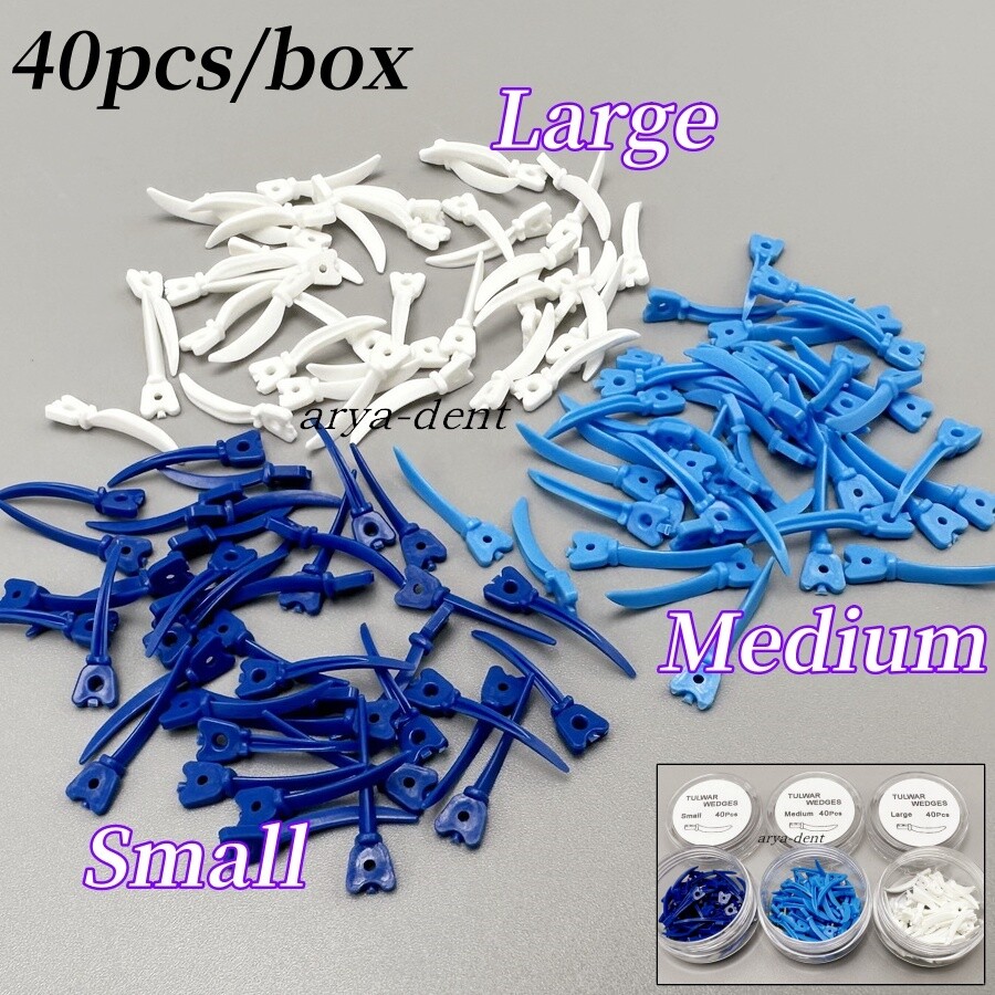 Dental Tulwar Wedges For Sectional Matrix System Plastic Diastema Refill Wedge