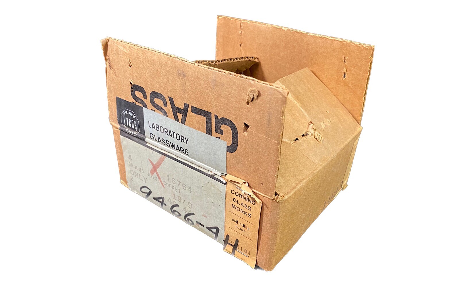 VYCOR 18/9 Ground Joint Corning Laboratory Glassware #16764 Socket Only (4/box)