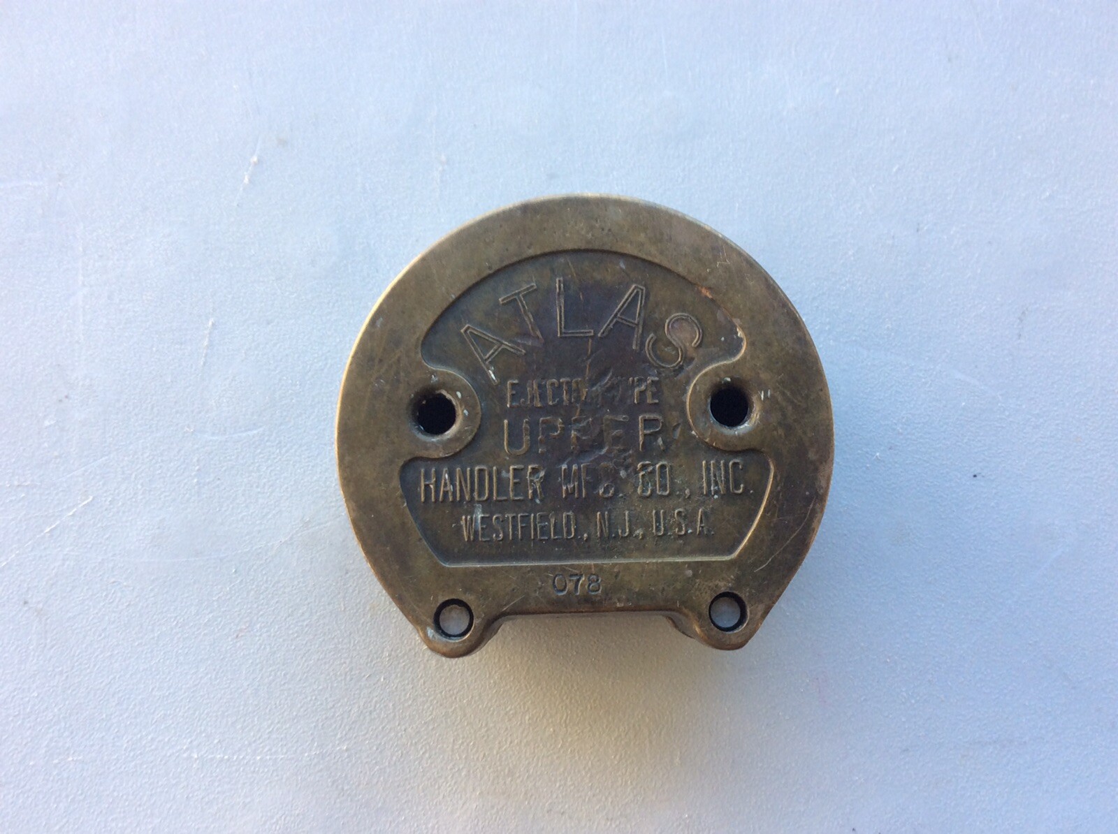 ATLAS Handler Mfg Ejector Type Upper Model 44U Denture Press