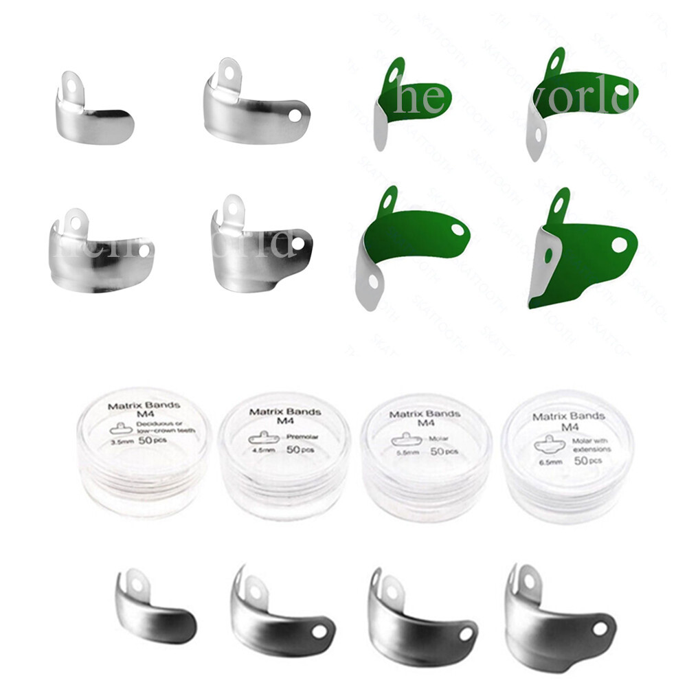 Dental Non-Stick Matrix Bands Refills Sectional Contoured Matrices PTFT Coating
