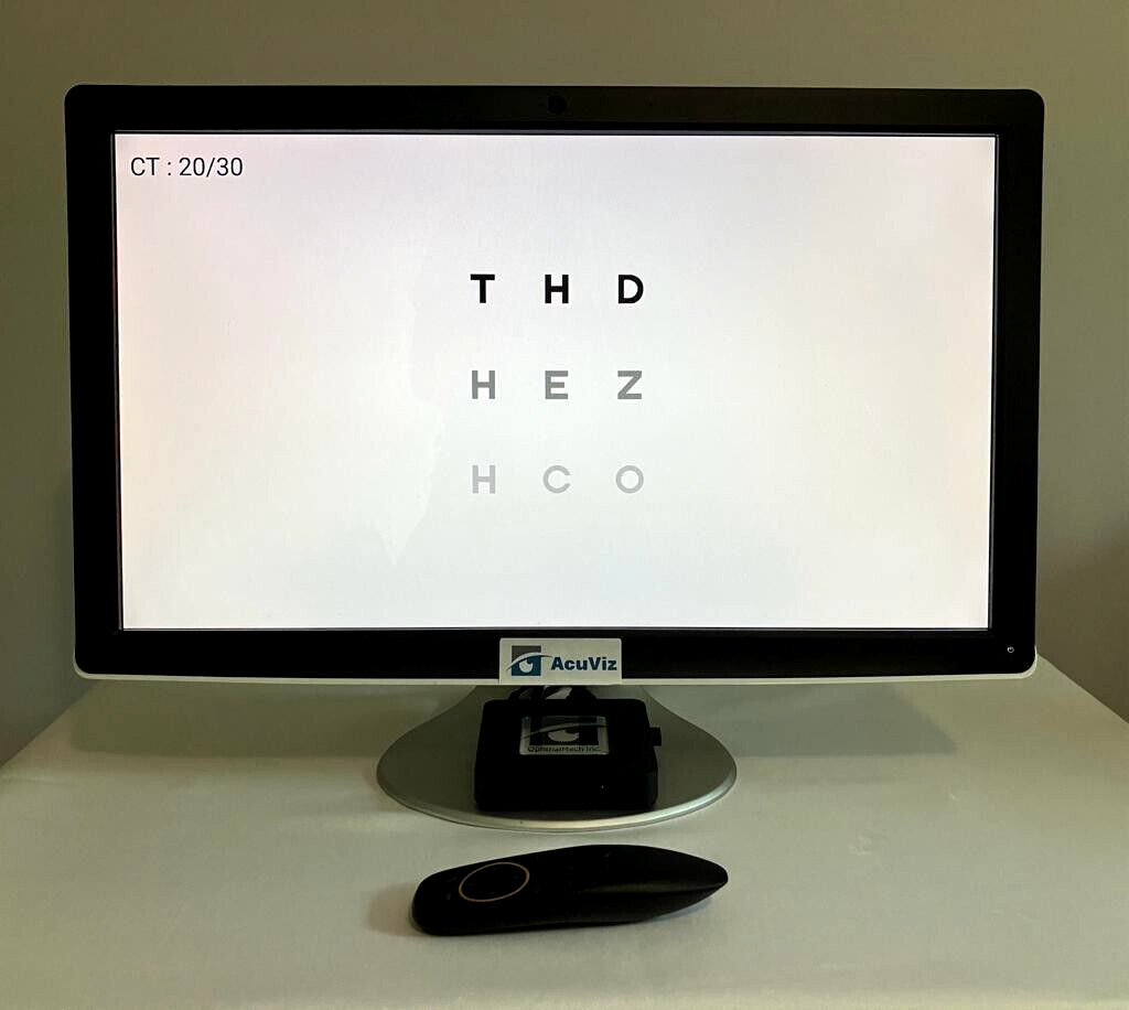 SNELLEN EYE CHART / DIGITAL VISUAL ACUITY SYSTEM made in the USA