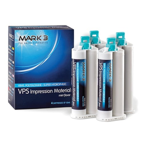 Mark3 3012 VPS Impression Material Medium Body Regular Set Mint 4/Pk 50 mL