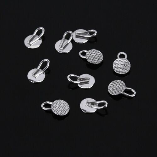 100 Pcs Dental Orthodontic Caplin Hook Traction Hook 3mm Diameter Round Bondable