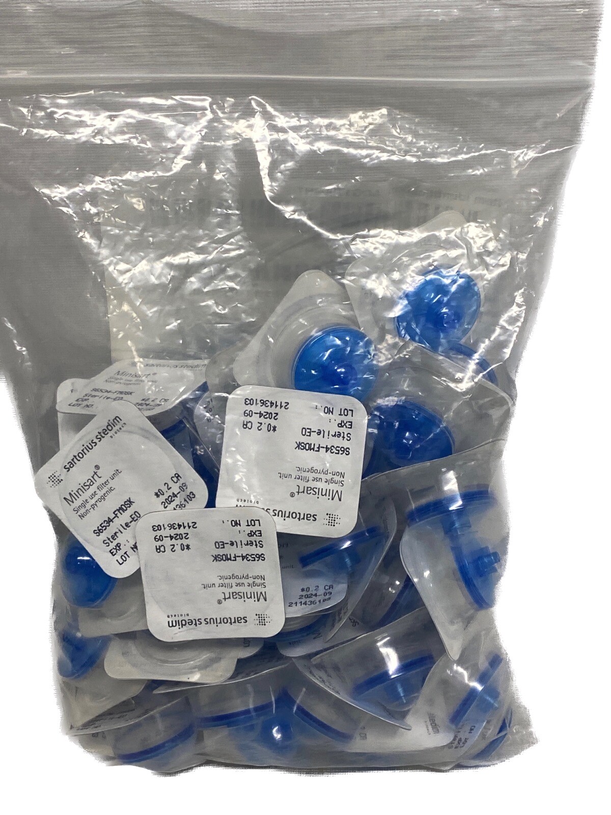 (49) SARTORIUS Minisart NML Surfactant-Free CA Syringe Filters 0.2um Luer-Lock