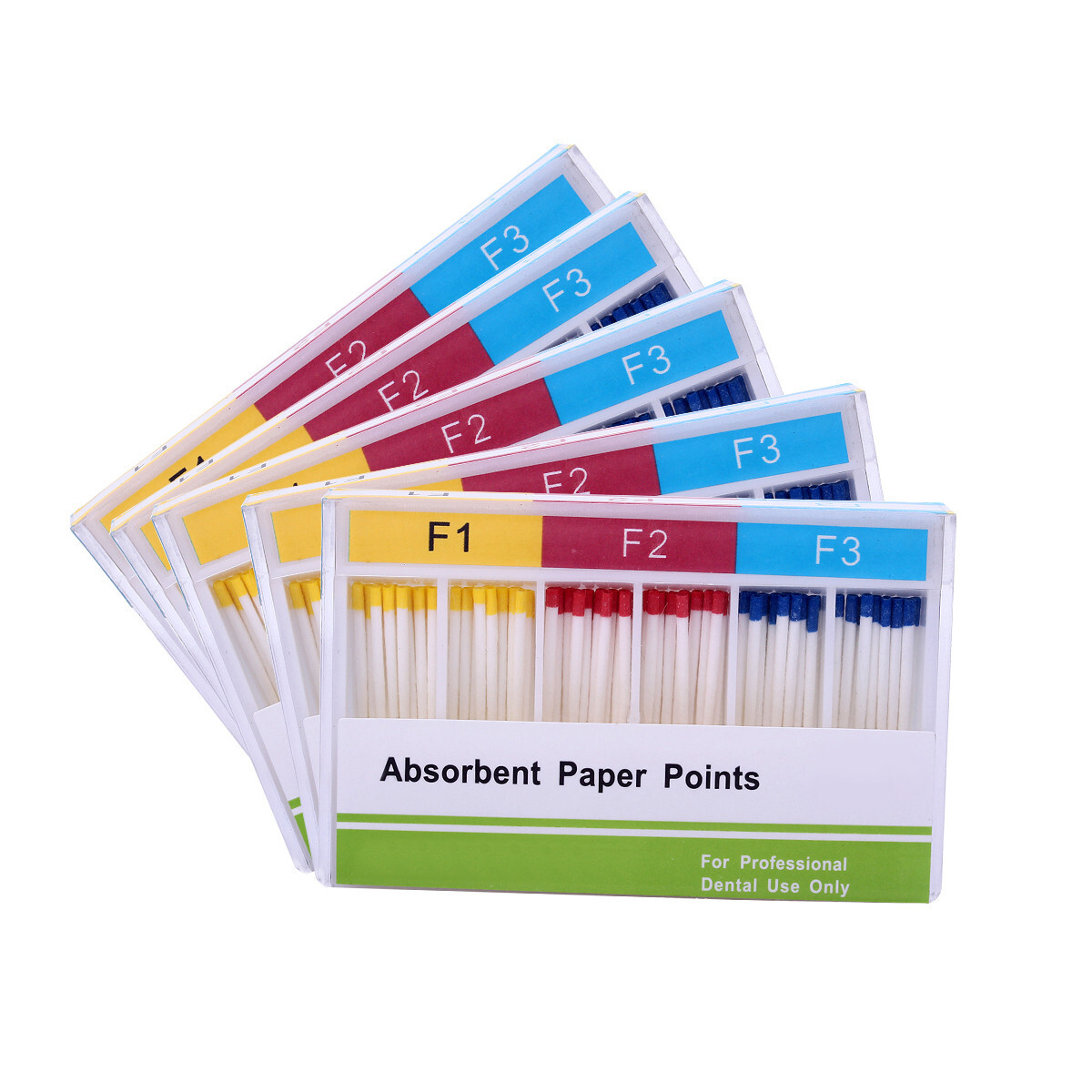 5 kits Absorbent Paper Points For Dental Use F1 F2 F3 Root Endodontics