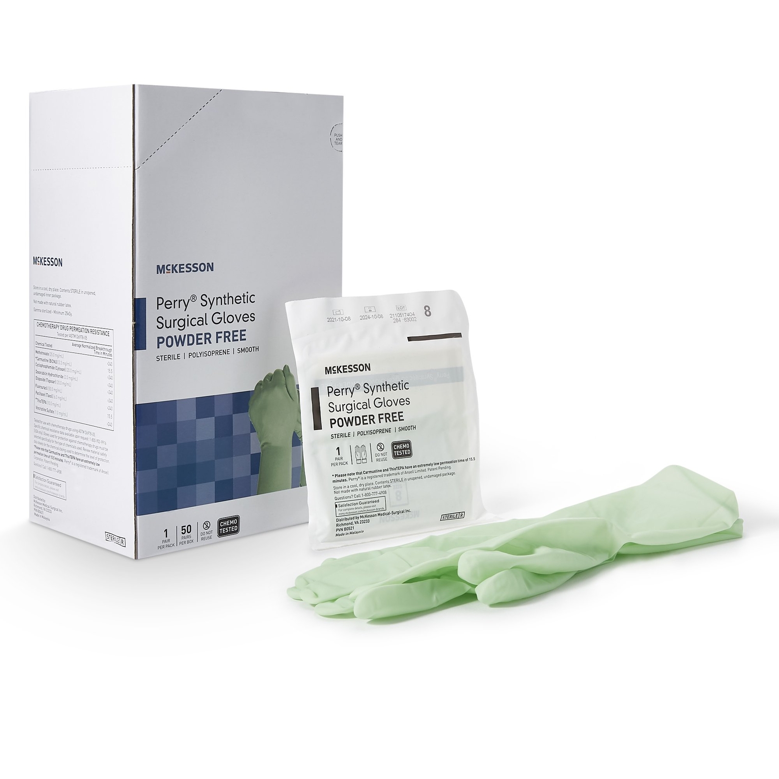 McKesson Polyisoprene Surgical Glove – 50 per Box
