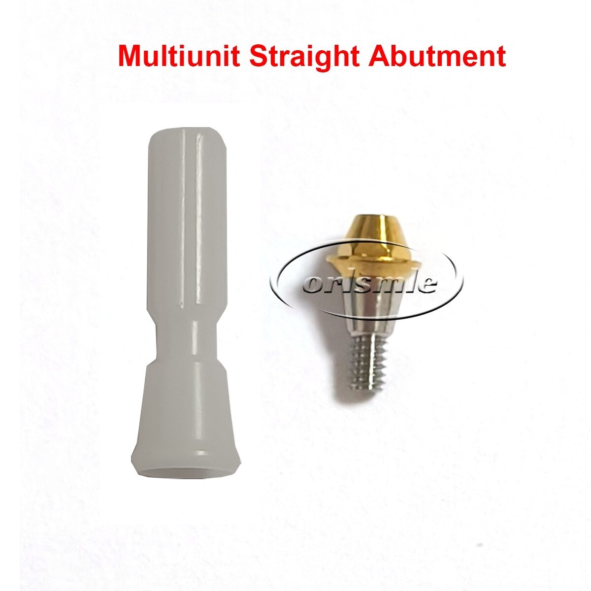 6pcs Multi unit straight abutment fits to Hiossen Osstem platform Regular Mini