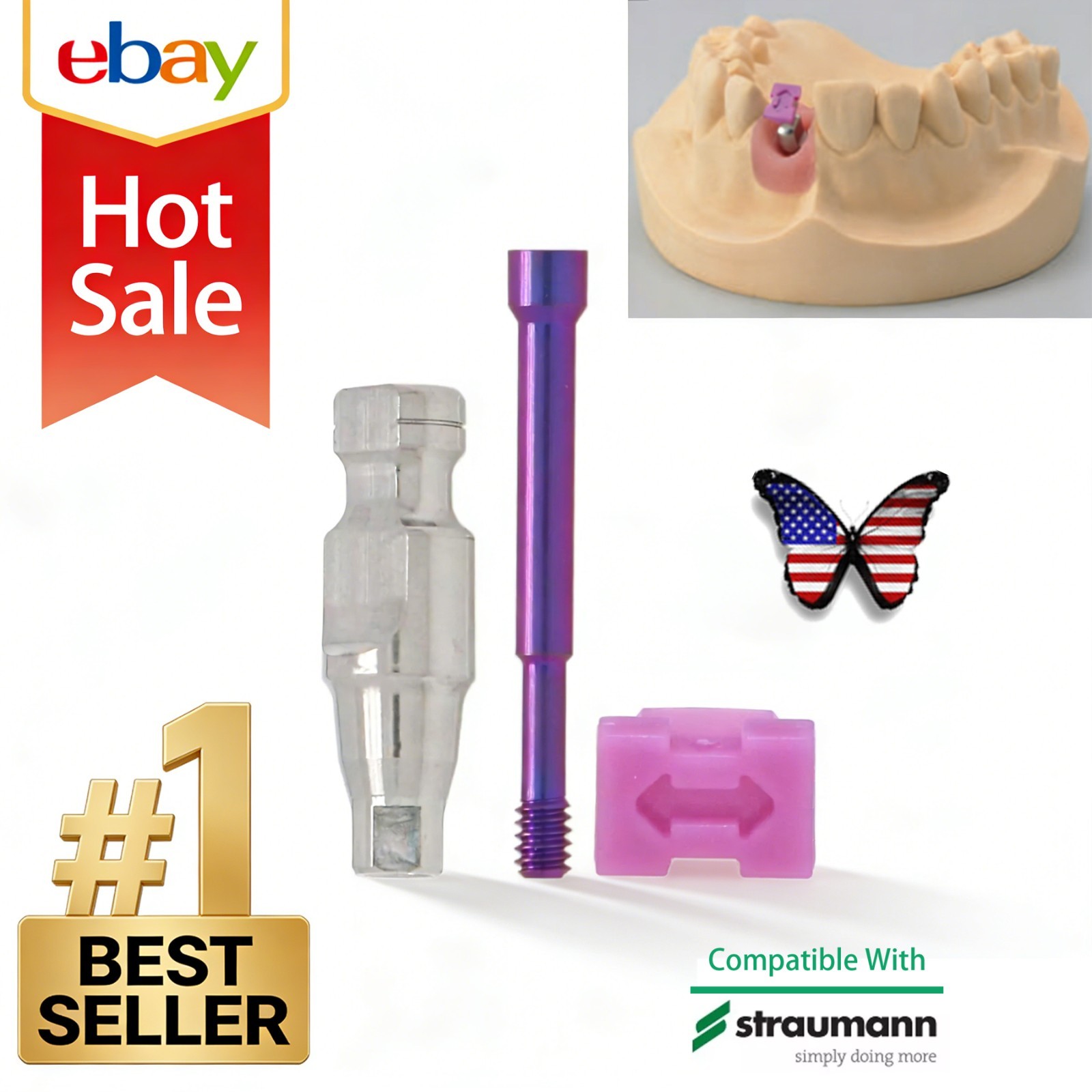US Implant Plastic Impression Coping Open Closed Tray Fit Straumann ITI BL BLT