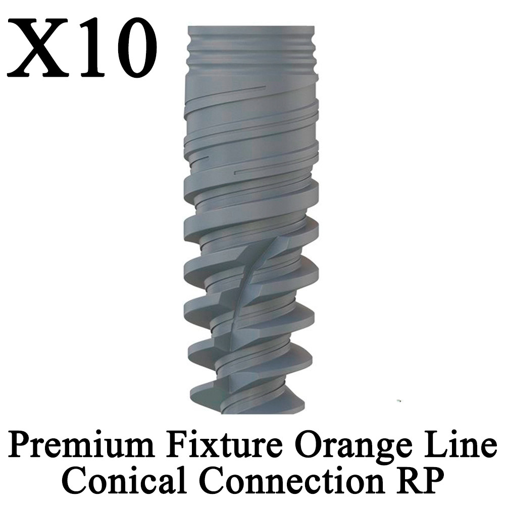 10pcs Premium Fixture Conical Connection Nobel Active Compatible RP Ø5.0-4.3