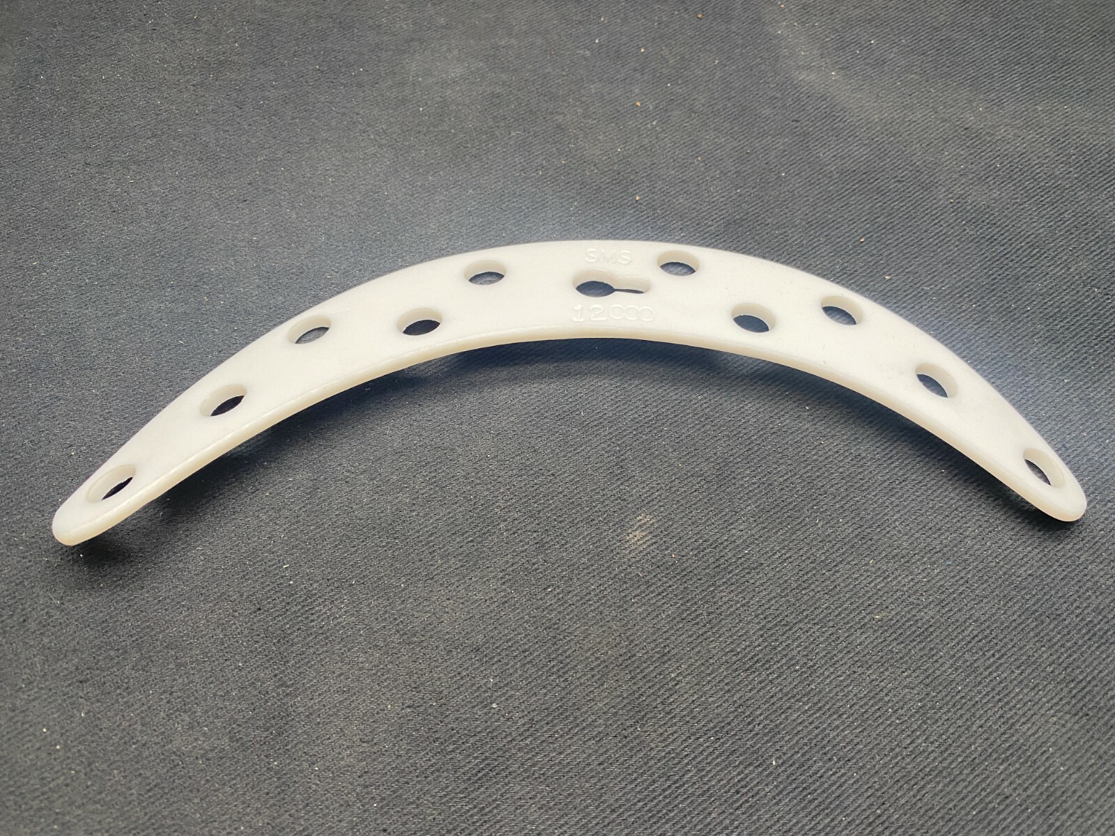 SMS PTFE Stirrer Blade Banana Shape 10mm w/ Holes Fits 12000mL Flasks