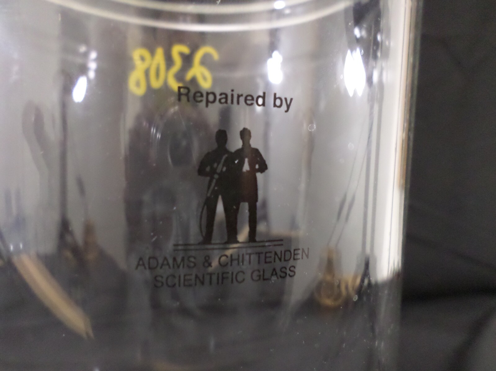 A&C 4000mL Cylindrical Flat Bottom Reaction Flask With Flat Flange 335mm Height
