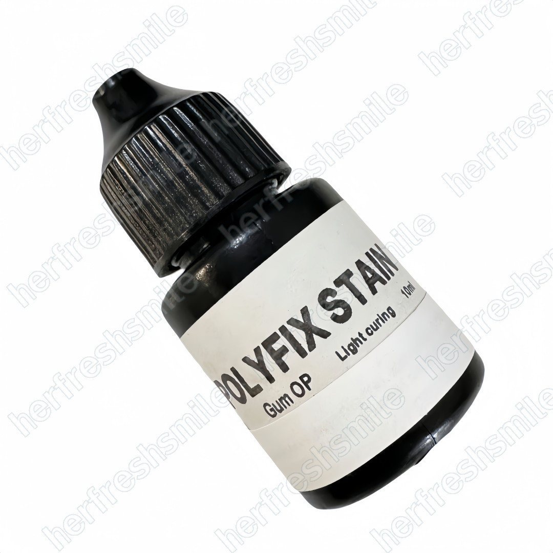 Dental Polyfix Stain Light Cure 3D Printed Denture Staining Composite Resin 10ml