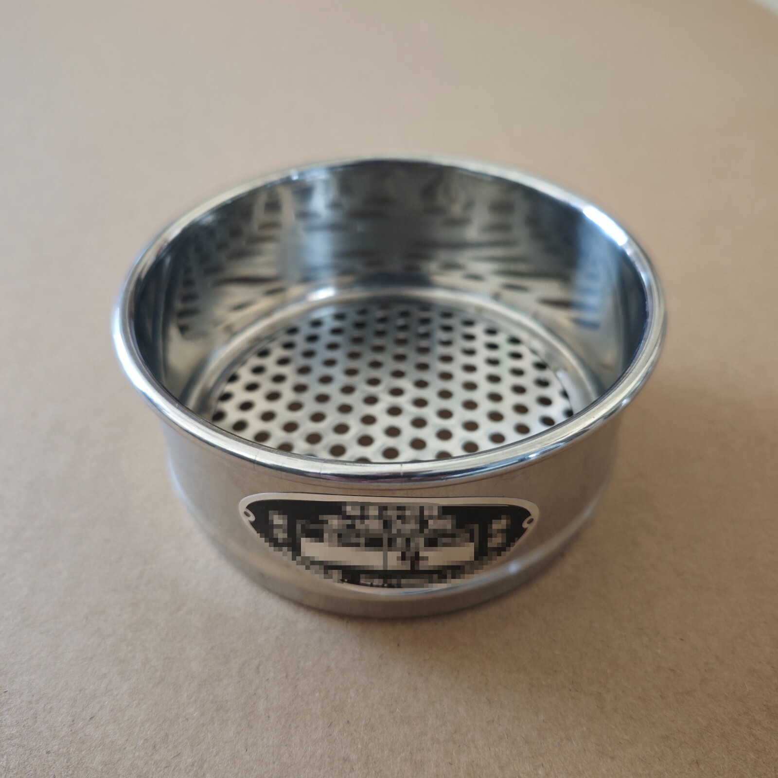 4in Round Hole Integrated Lab Test Sieve Dia 10cm Stainless Metal Filter