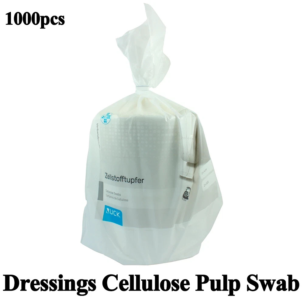 Ruck Cellulose Pulp Swab Pads Bleached Pulp Roll Format 1000 Pieces