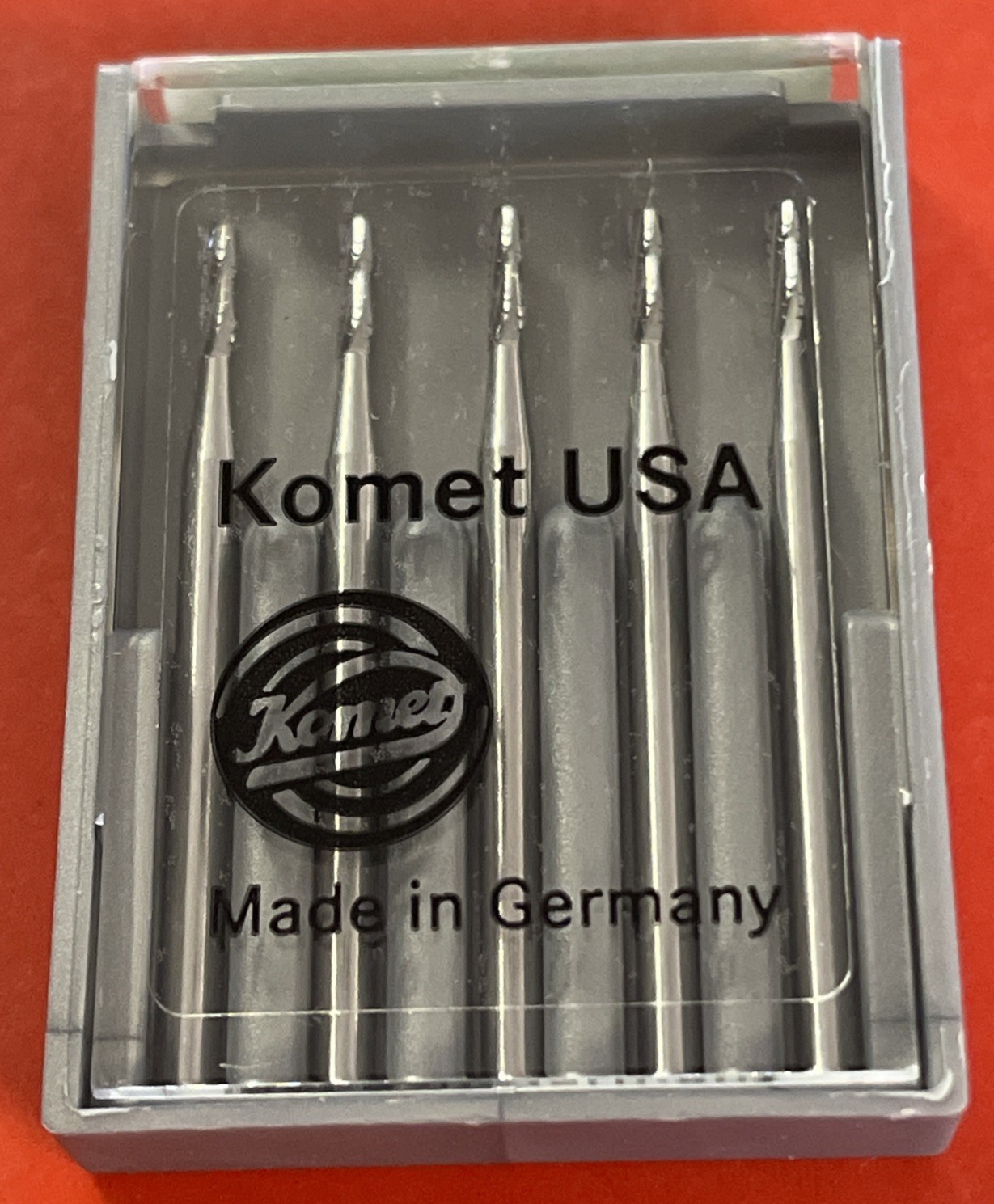 Pack of 5 Komet H31.316.010 Carbide Burs