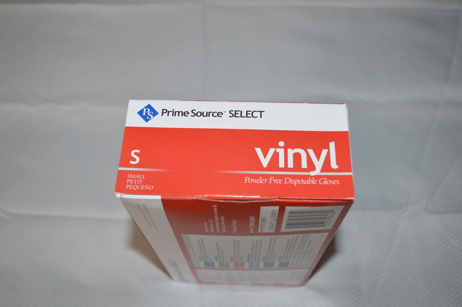 PRIME SOURCE SELECT ~ VINYL GLOVES ~ POWDER FREE ~ 100 COUNT ~ SMALL