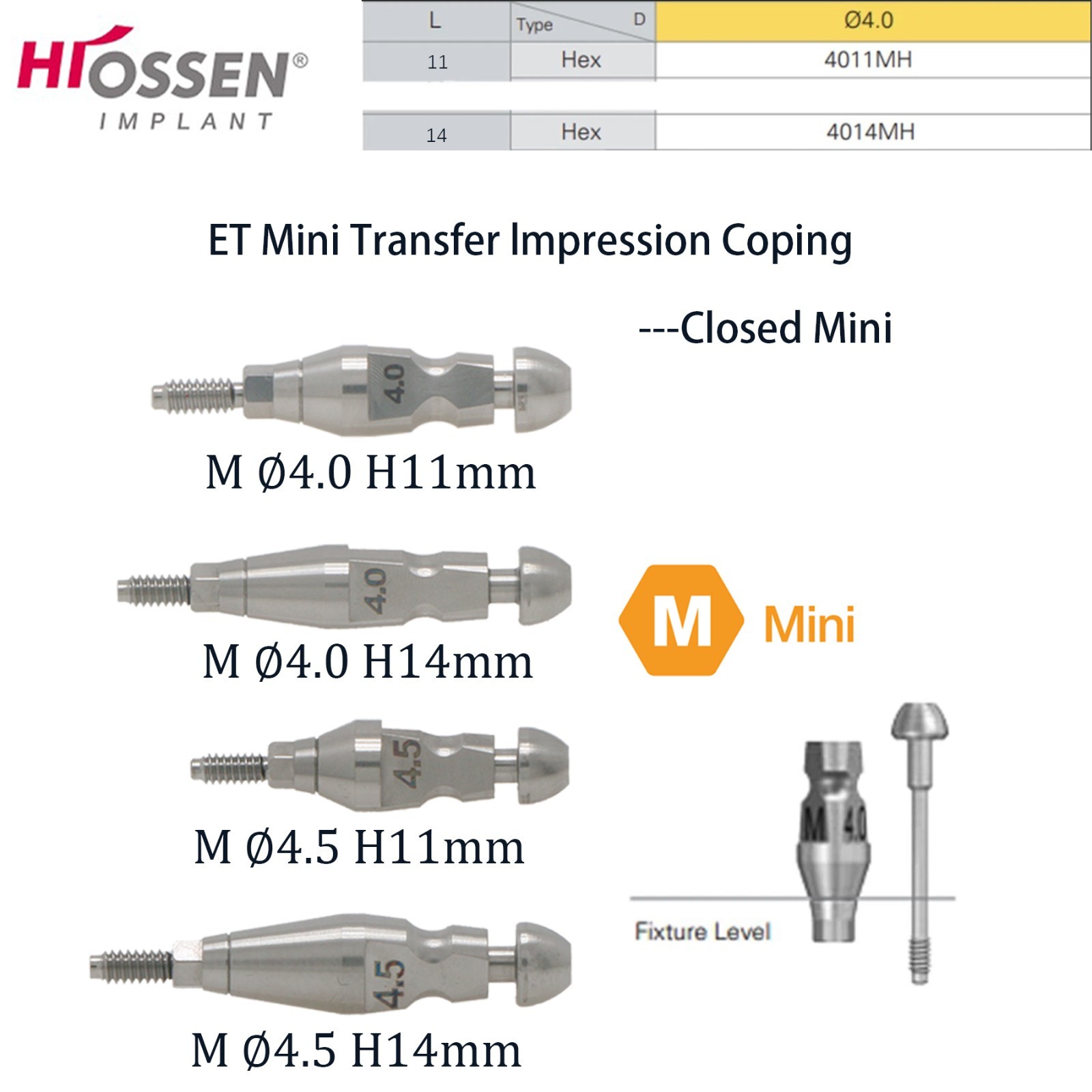 Dental Healing Locator Abutment Transfer Tray Lab Analog For Hiossen Osstem M/R