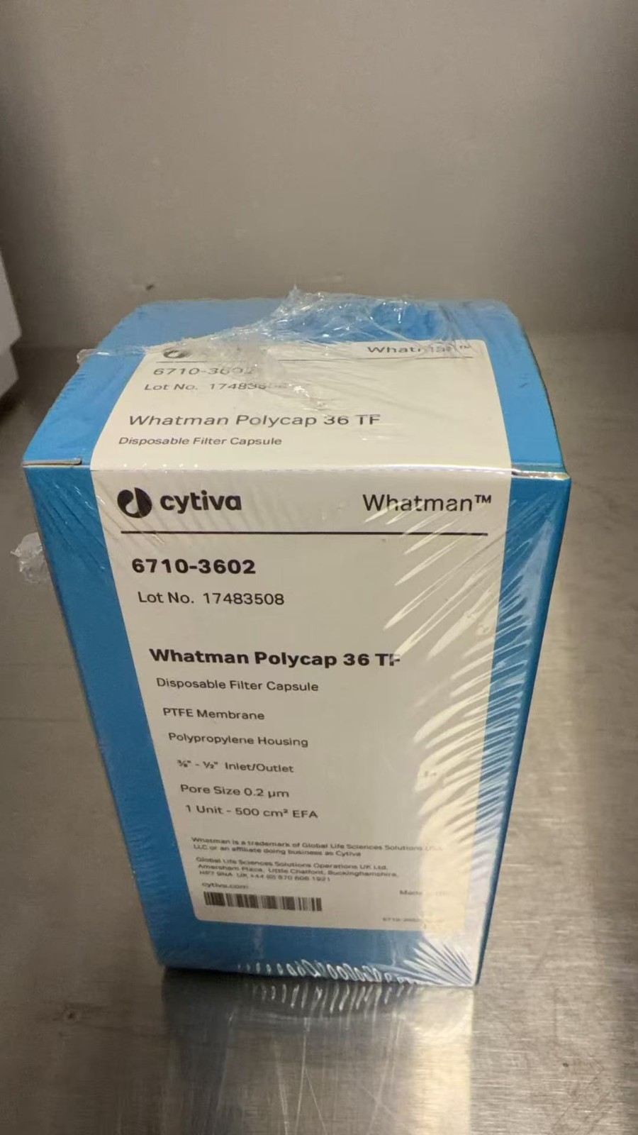 CYTIVA 6710-3602 Polycap™ TF 36 Capsule Filter, Pore Size: 0.2um
