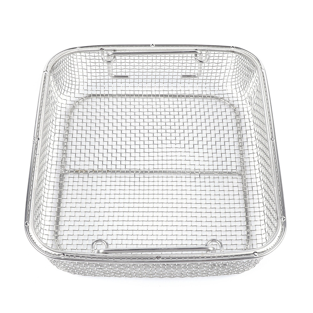 Mesh Tray Wire Basket Sterilization Cleaning Tray Surgical Holding Instruments