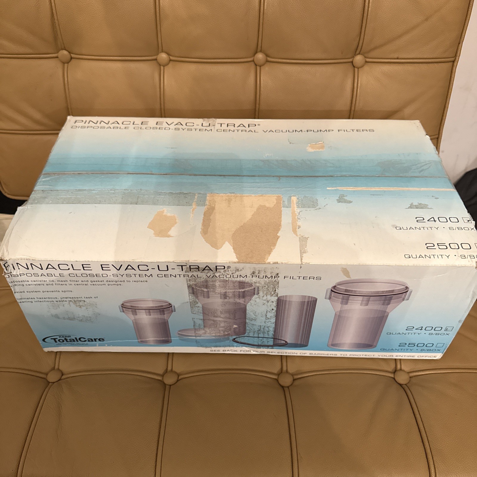 Pinnacle EVAC U Trap Disposable Closed System, Central Vacuum Pump Filters