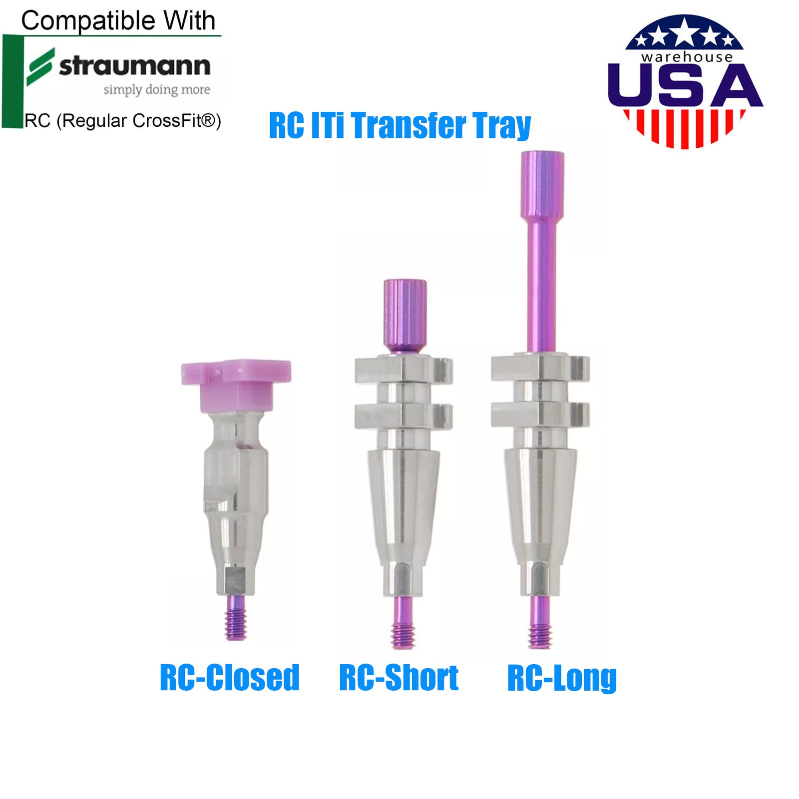 Straumann ITI Implant Accessories Healing Abutment/Scan Body/Analog/Coping NC/RC