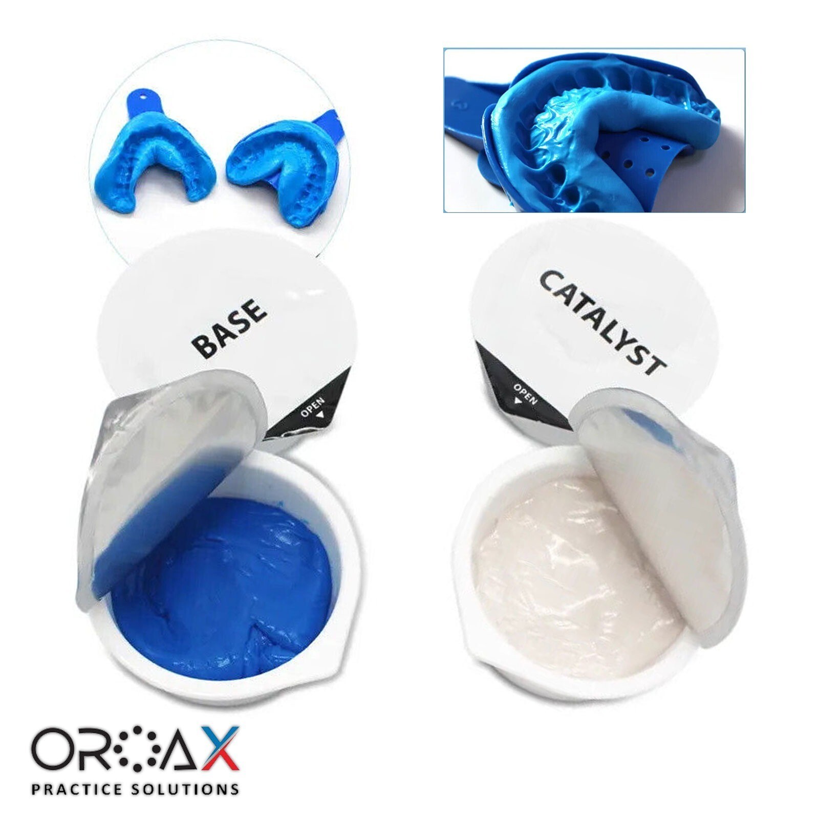 Impression Silicone Putty Material Dental Hydrophilic Firmer Quick Upper & Lower
