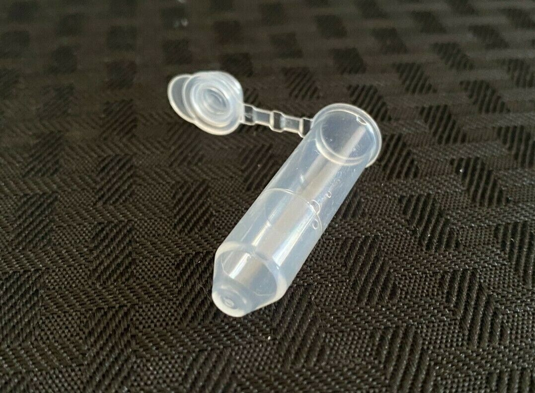 (49) Laboratory Polypropylene 2mL Snap Cap Low Retention Microcentrifuge Tubes