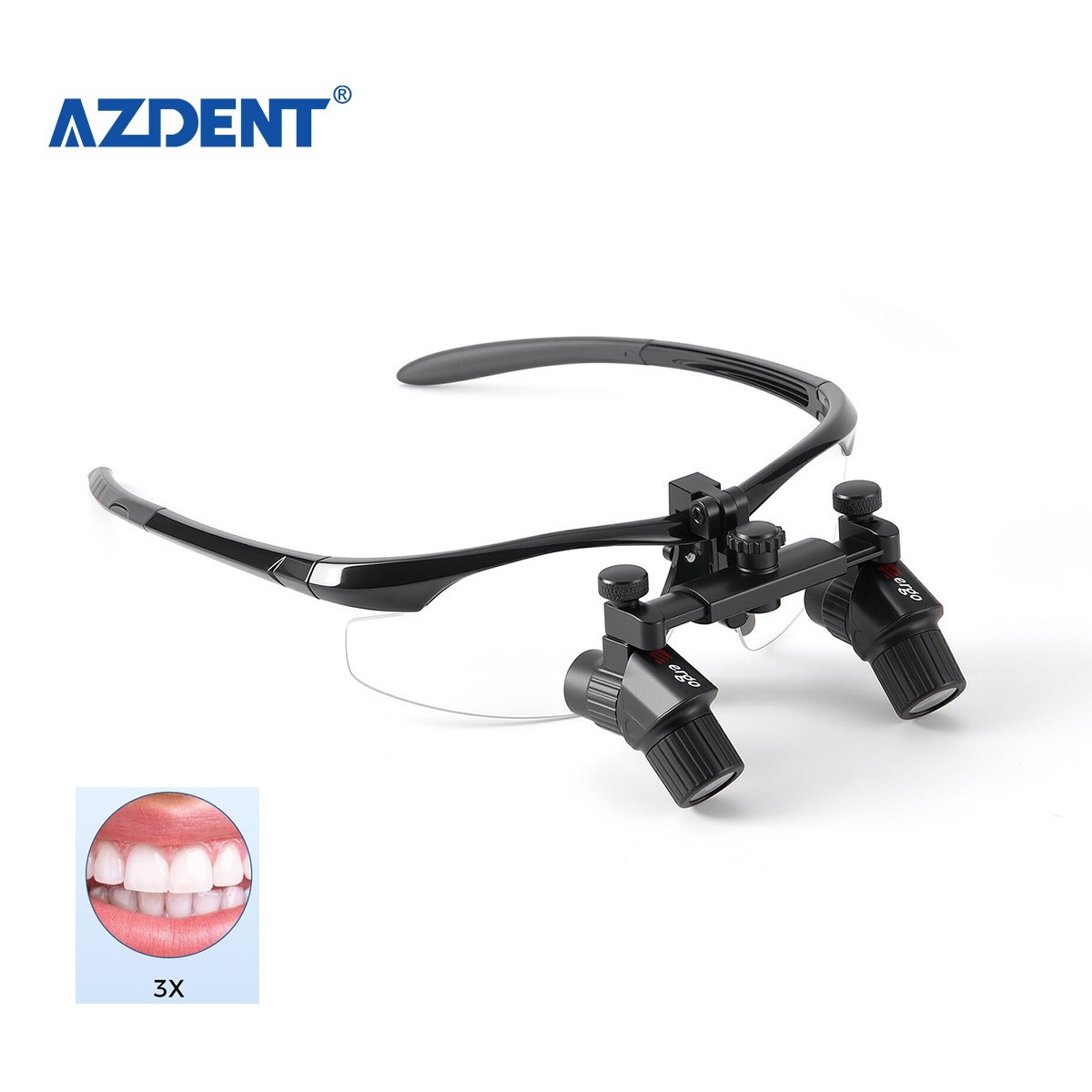 3.0X Dental Surgical Medical Loupes Magnifier Binocular Ergo Magnifying Glass