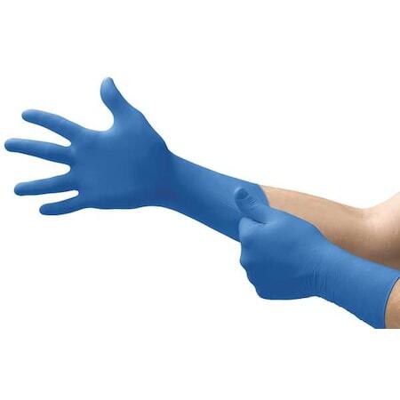 Ansell Sg-375-M Sg-375, Exam Gloves, 11 Mil Palm, Latex, Powder-Free, M (8), 50