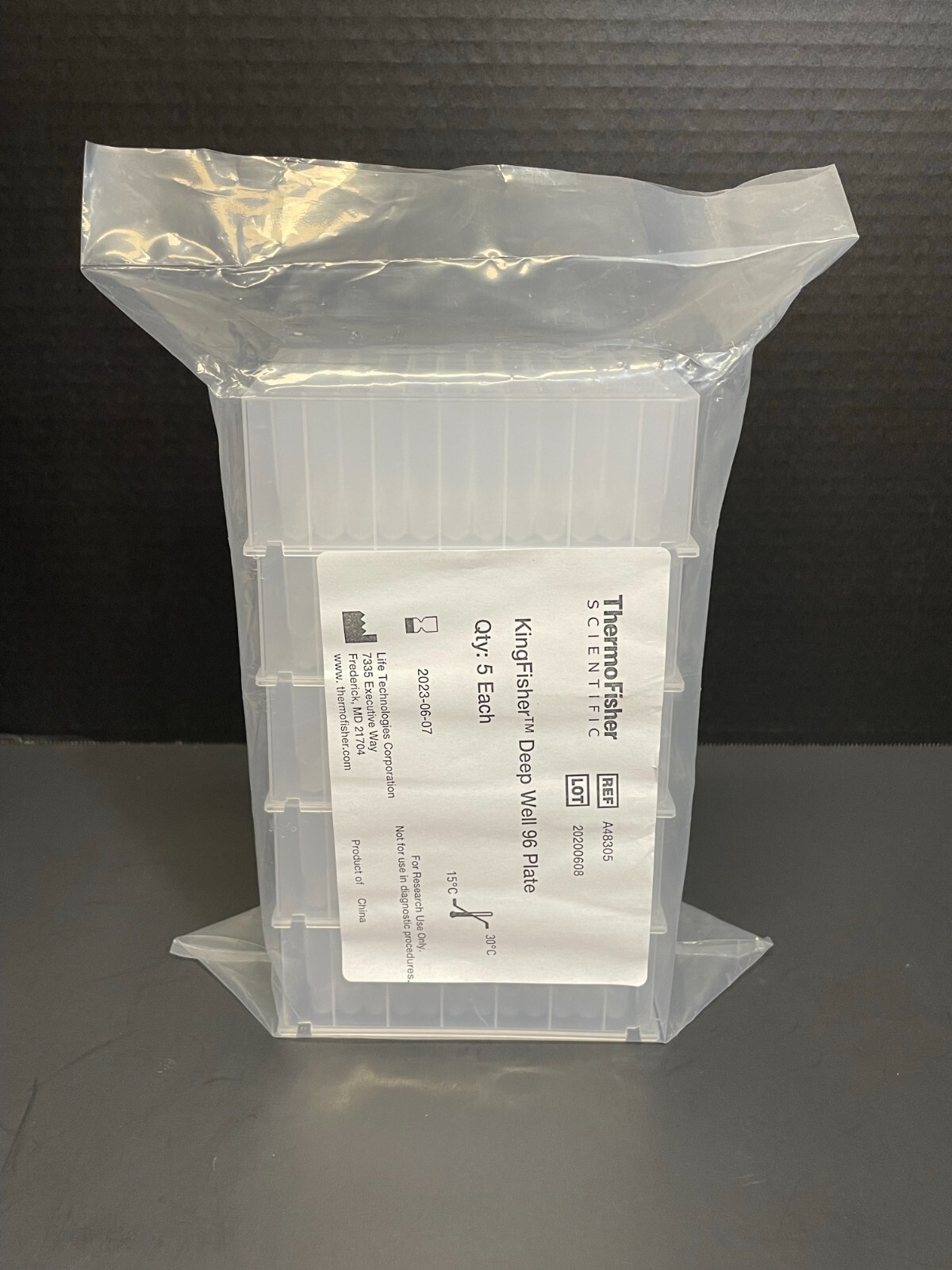 KingFisher Microplate 96 Well 2 ml Total of 5 Plates