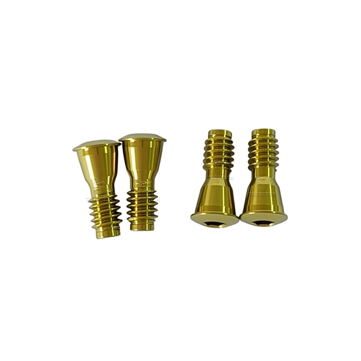 10Pcs Titanium cover screw compatible Hiossen Osstem TS Platform Regular Mini