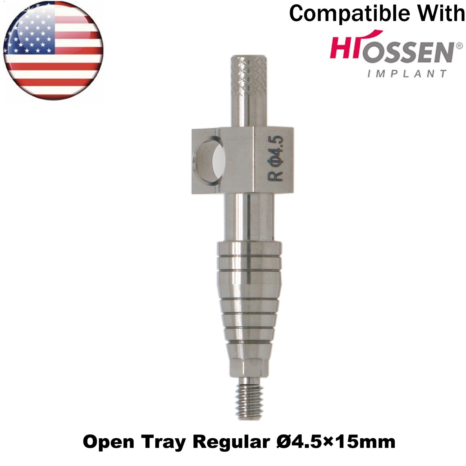 US Fits Hiossen Osstem Dental Impression Transfer Coping Open Tray Mini/Regular