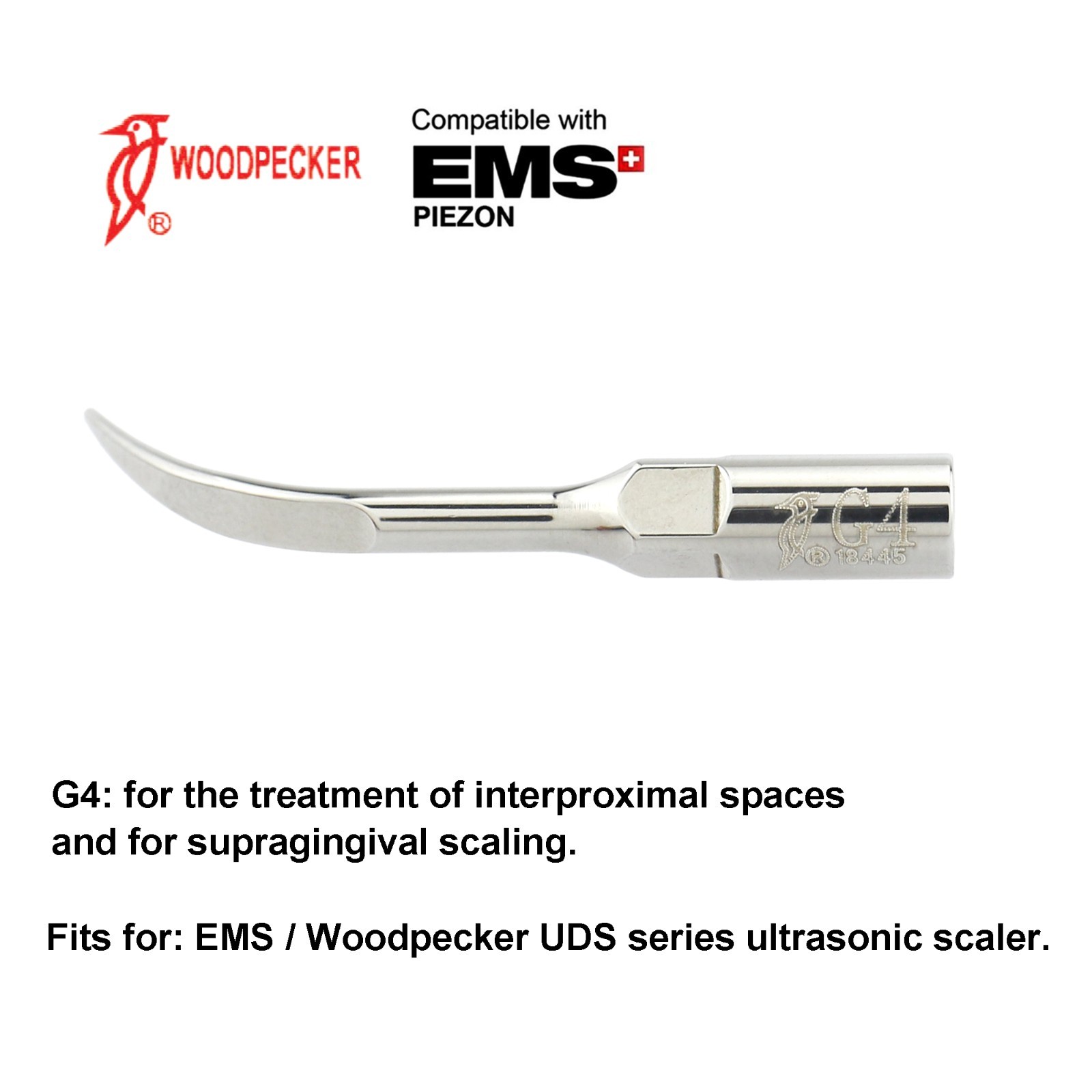 Woodpecker Scaler Tip Kit G1 G4 P1 P3 Dental Periodontal Scaling Tip fit EMS UDS