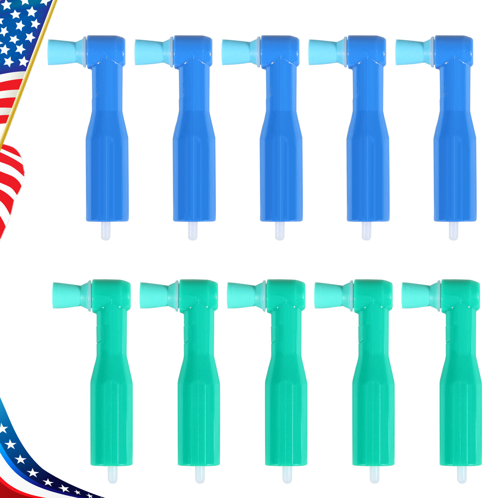 100-500 Dental Disposable Prophy Angles Firm / Soft Cups Contra Angle 105° 90°