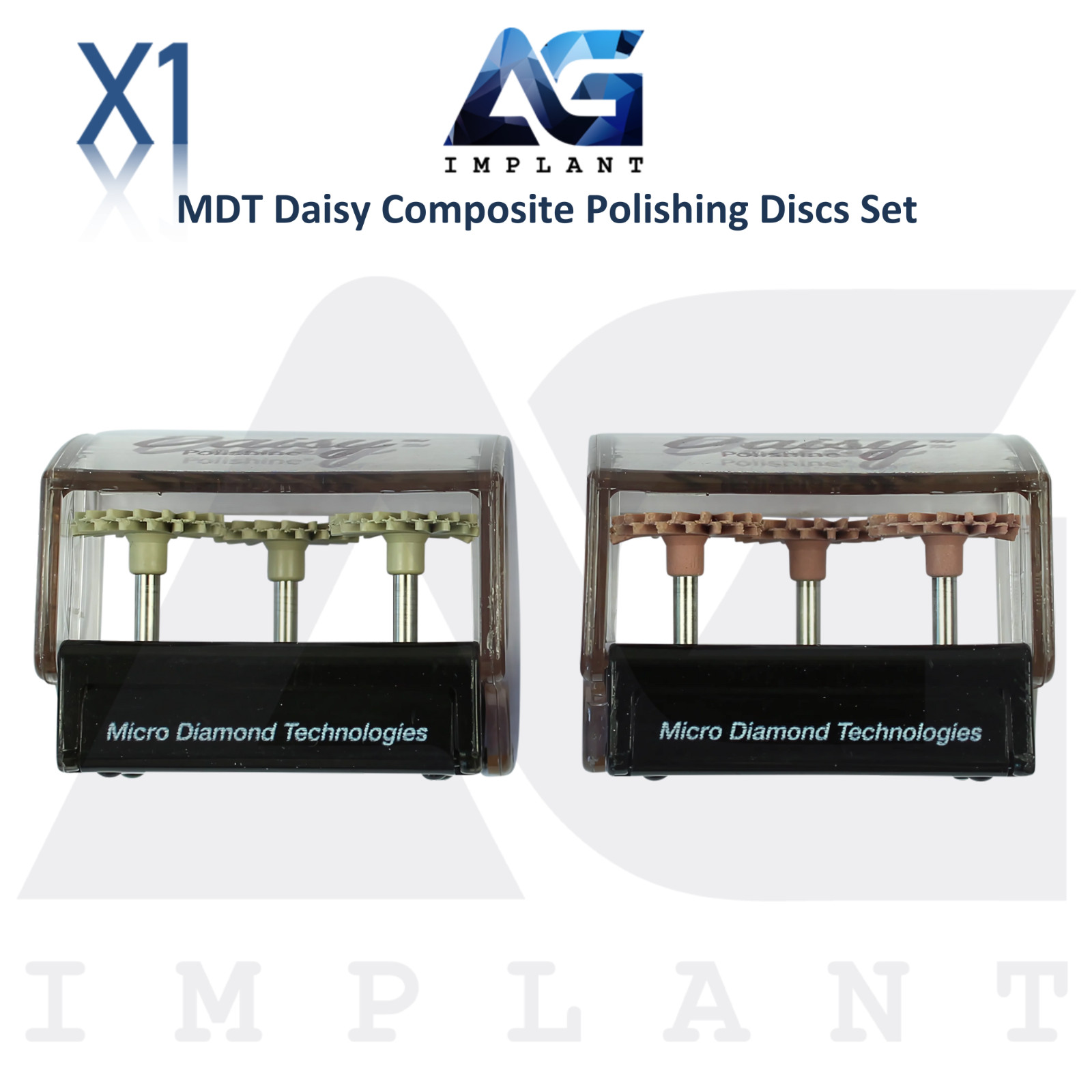 MDT Dental Daisy Composite Polishing Discs Set High-Gloss Finish Restorations