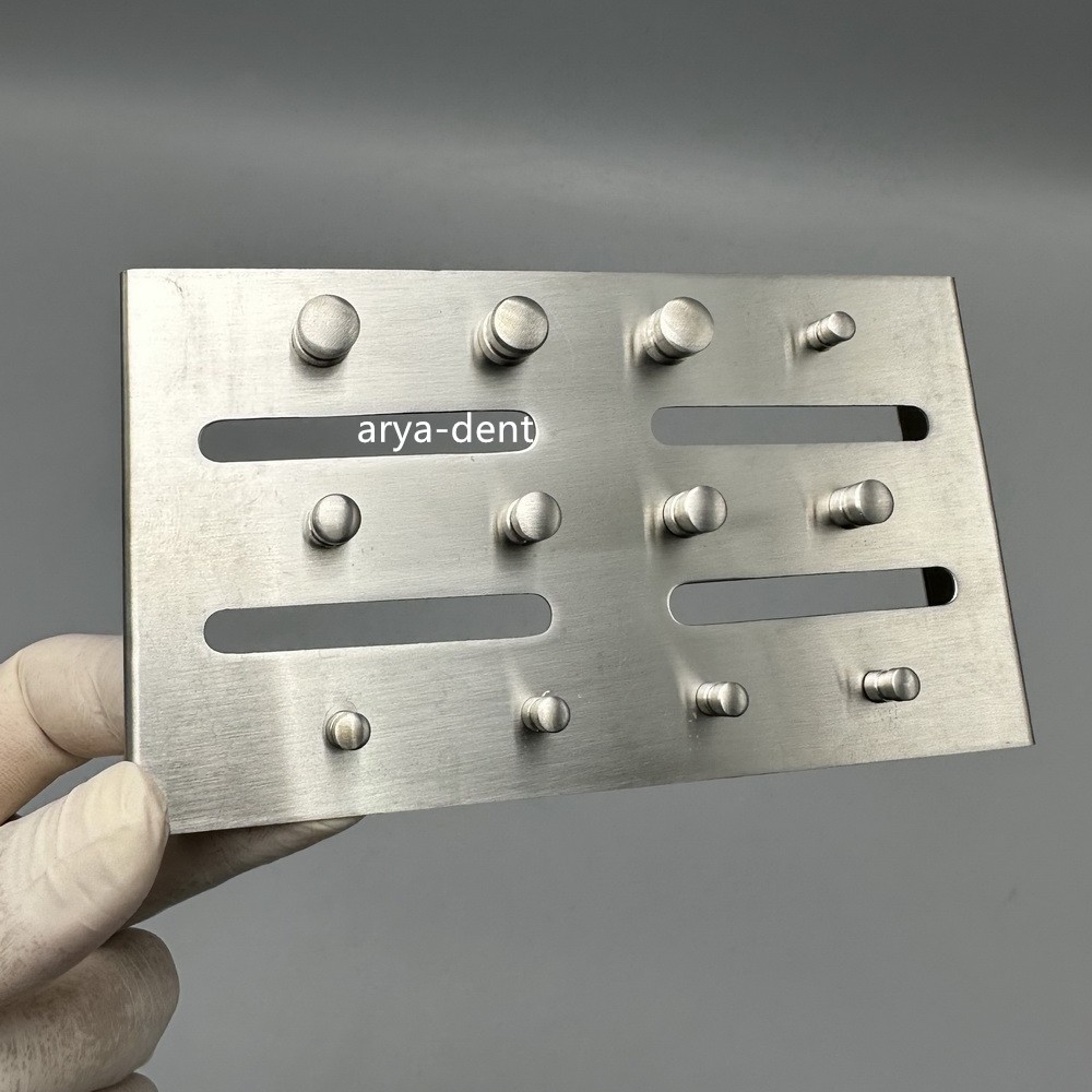 Endodontic Rubber Dam Clamp With Sliver Tray Dental Lab Instruments 12pcs/Kit