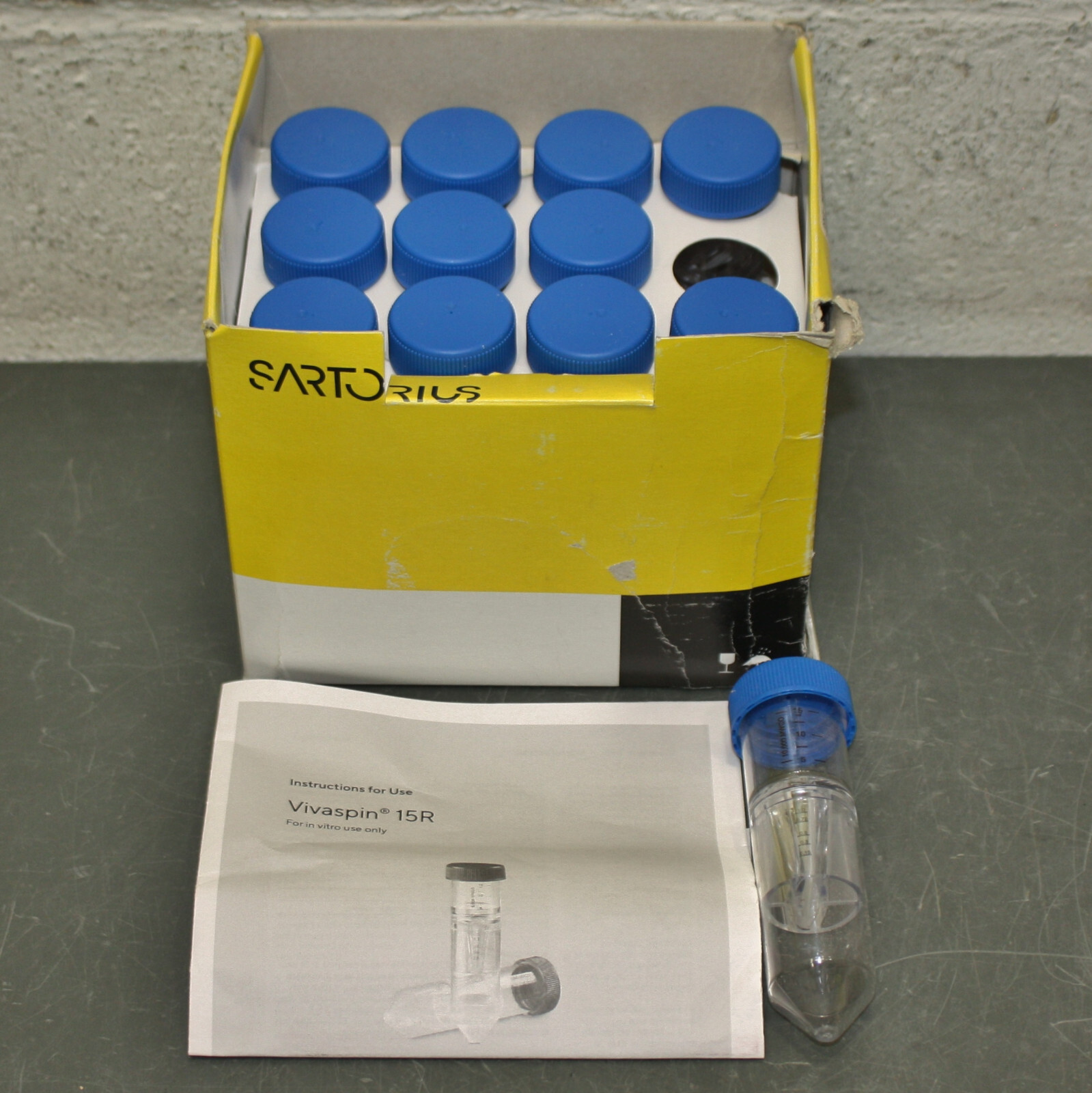 EXPIRED 05/2024 – (12) Sartorius Centrifugal Spin Filter VS15RH01, Vivaspin 15R